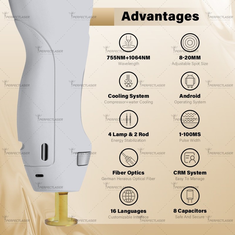 Alexandrite Laser Hair Removal Machine