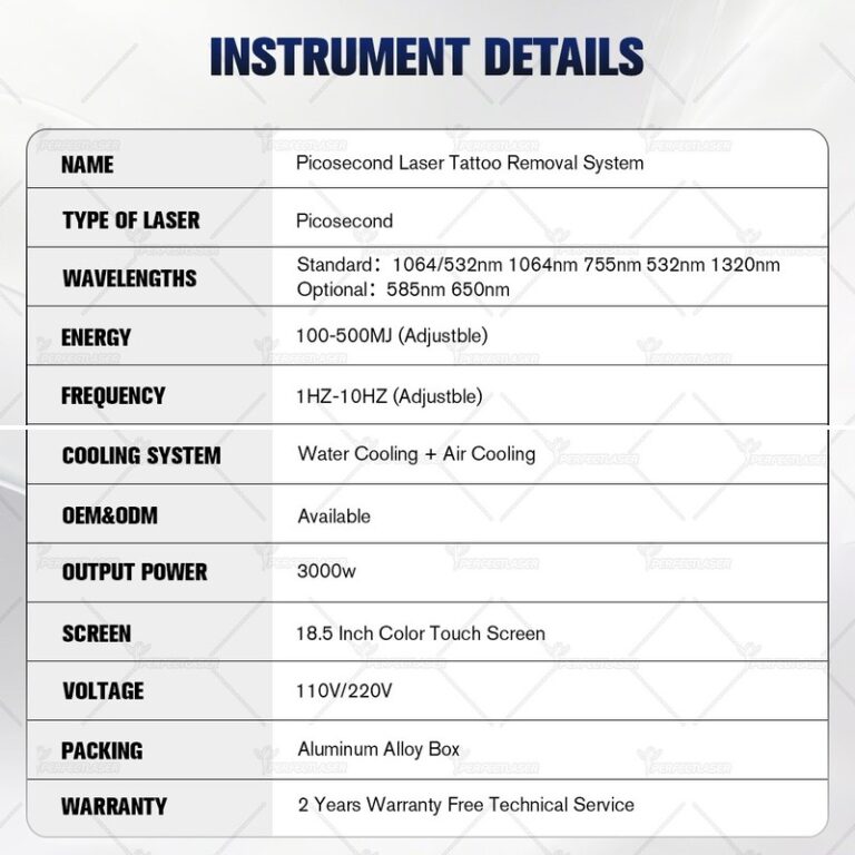 Pico Laser Tattoo Removal Machine